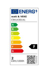 Watt & Veke T22 Päron Ljuskälla E14 2.5W LED Vit