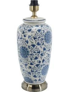 Lampfot Keramik Vit/Blå PR Home Li Jing 49cm