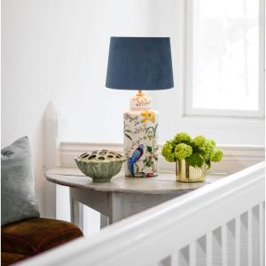 Lampfot Keramik Vit/Mönstrad PR Home Li Na 46cm