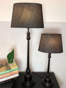 Lampfot Svart/Guld Oriva Theo 42cm