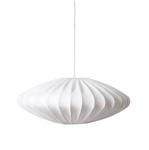 Taklampa Ellipse Bomull Vit Watt & Veke 65cm