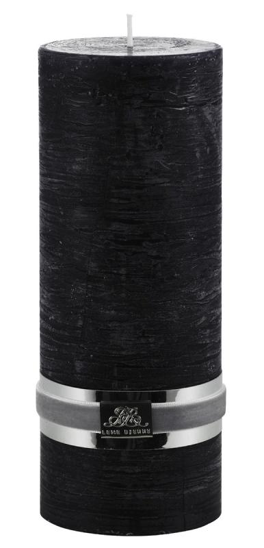 Lene Bjerre Rustic Blockljus Svart 20cm at lavanille