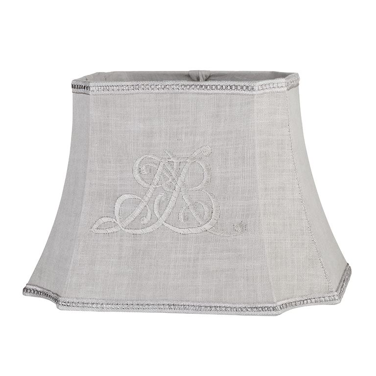Lene Bjerre Plain Linen Lampskärm Linen 33cm at lavanille
