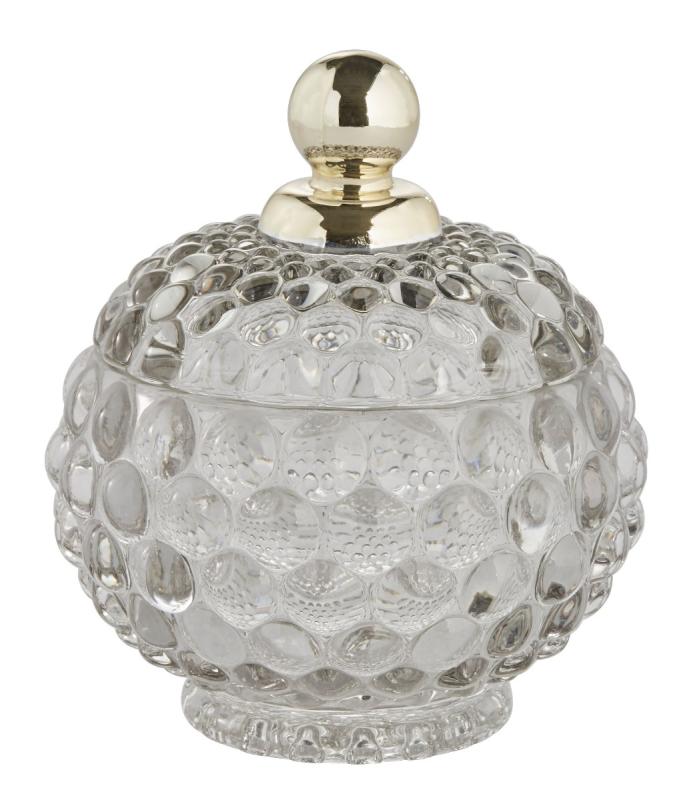 Förvaringsburk Glas Miya Ljusgrå 10cm Lene Bjerre at lavanille