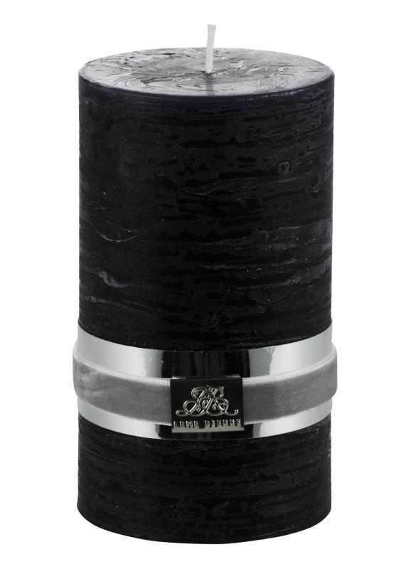 Lene Bjerre Rustic Blockljus Svart 12,5cm at lavanille