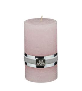 Lene Bjerre Rustic Blockljus Rosa 12,5cm