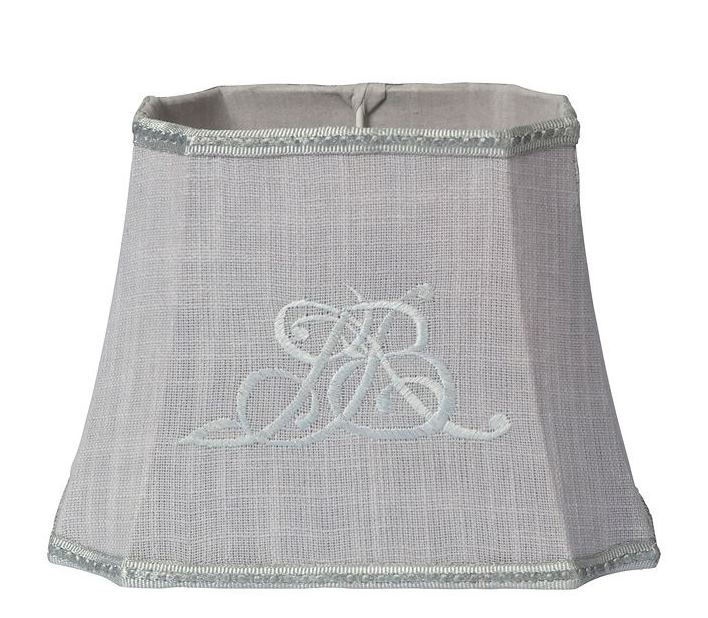 Lene Bjerre Plain Linen Lampskärm Grå 33cm at lavanille