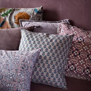 Kuddfodral Sammet Lila 50x50cm Madam Stoltz