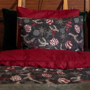 Julpåslakan Grå Lord Nelson Julkula 150x210cm