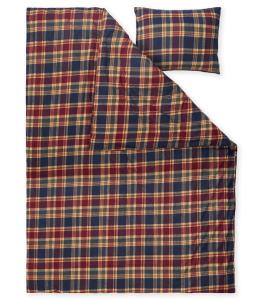 Påslakanset Rutigt Flanell Marinblå Lord Nelson Mellbyn 150x210cm