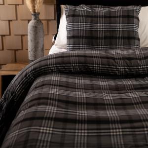 Påslakanset Rutigt Flanell Marinblå Lord Nelson Skaveröd 150x210cm