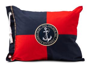 Lord Nelson Victory Barsebäck Kuddfodral Marin/Röd 50x60cm