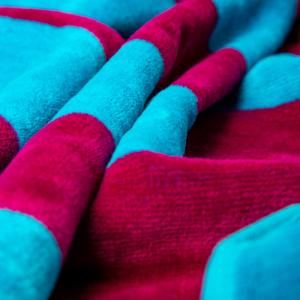 Lord Nelson Victory Cabana Strandhandduk Turkos/Cerise