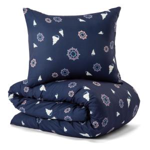 Påslakanset Mikrofiber Jorehed Marinblå 150x210cm Lord Nelson Victory