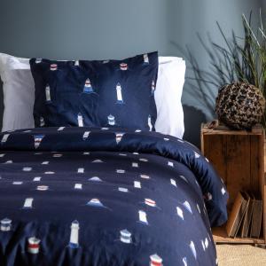 Påslakanset Marinblå Lord Nelson Victory Karlsvik 150x210cm