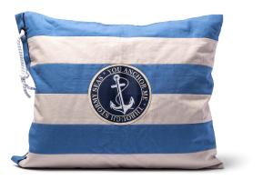 Lord Nelson Victory Rand Kuddfodral Denimblå 50x63cm