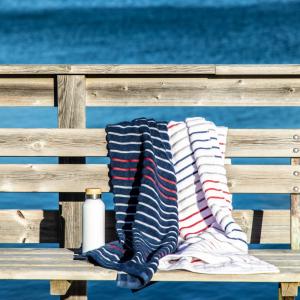 Lord Nelson Victory Seaside Frottéhandduk Marinblå 50x70cm