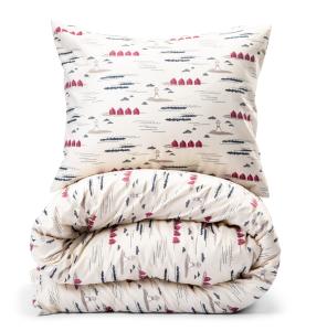 Påslakanset Mikrofiber Ulebergshamn Beige 150x210cm Lord Nelson Victory