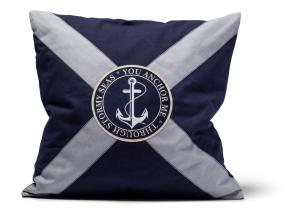 Lord Nelson Victory Victoria Kuddfodral Grå 50x50cm