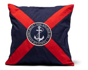 Lord Nelson Victory Victoria Kuddfodral Röd 50x50cm