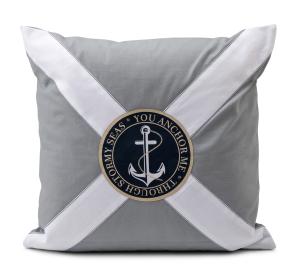 Lord Nelson Victory Vidar Kuddfodral Grå 50x50cm