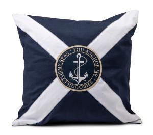 Lord Nelson Victory Vidar Kuddfodral Marinblå 50x50cm