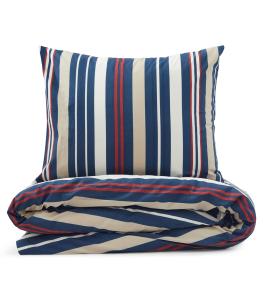 Percale Påslakan Randigt Marinblå Lord Nelson Victory Vik 150x210cm