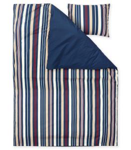 Percale Påslakanset Randigt Marinblå Vik 150x210cm Lord Nelson Victory