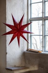 Adventsstjärna Ludwig Röd 60cm Watt & Veke