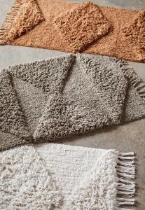 Badrumsmatta Taupe Madam Stoltz 60x90cm