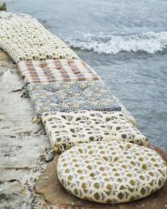 Stolsdyna Beige/Brun 45x45cm Madam Stoltz