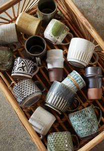 Madam Stoltz Kopp Stengods 8cm Grön 6-Pack