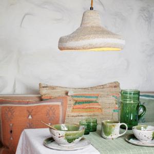 Madam Stoltz Mugg 8cm Vit/Grön 6-Pack