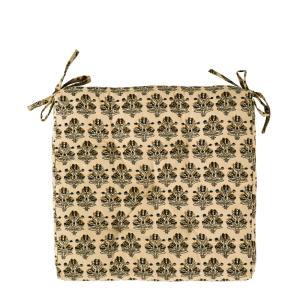 Madam Stoltz Sittdyna 45x45cm Beige/Svart