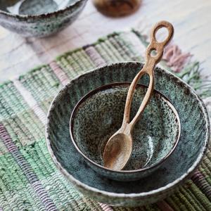 Skål Stengods Petrolblå Madam Stoltz