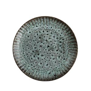 Madam Stoltz Tallrik Stengods 21,5cm Petrol 6-Pack