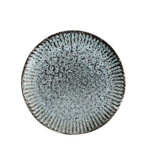 Madam Stoltz Tallrik Stengods 27cm Petrol 6-Pack