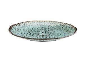 Madam Stoltz Tallrik Stengods 27cm Petrol 6-Pack