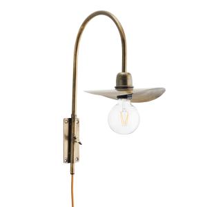 Vägglampa Antikmässing Järn 45cm Madam Stoltz