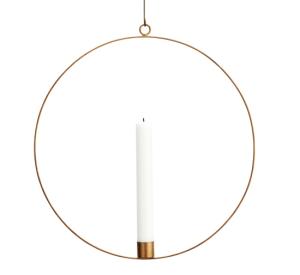 Madam Stoltz Dekorationsring Mässing 30 cm