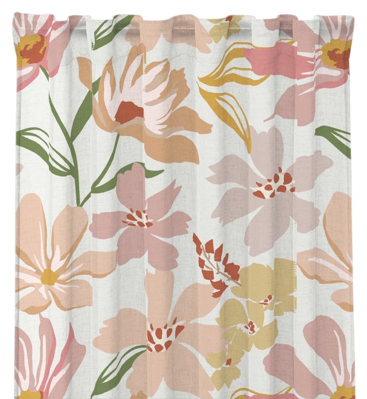 Vit Gardin 2-Pack Redlunds Lykke 135x250cm at lavanille