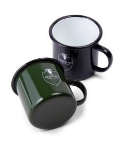 Morberg By Orrefors Hunting Emaljerad Metallmugg Grön