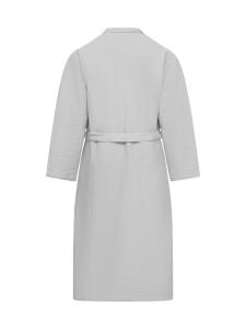 Morgonrock Muslin Grå L/XL Kosta Linnewäfveri