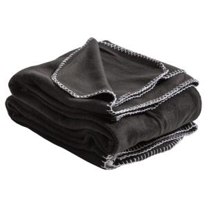 Nightingale Fleecepläd Svart 130x170cm