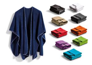 Nightingale Fleeceponcho Grå