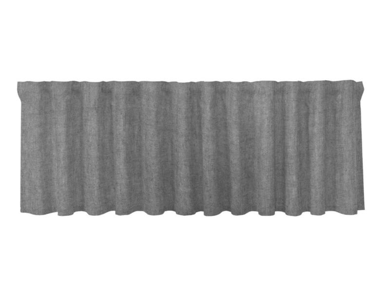 Gardinkappa Linne Mörkgrå Nina Royal Alba 50x250cm at lavanille