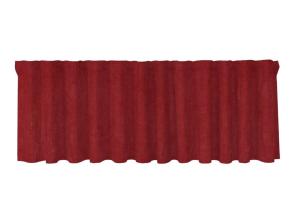 Gardinkappa Linne Röd Nina Royal Alba 50x250cm