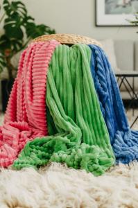 Fleecepläd Baloo Kornblå 130x170cm Nina Royal