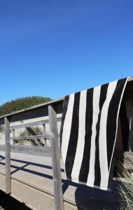 Strandhandduk Grå 80x160cm Nina Royal Beach Stripe
