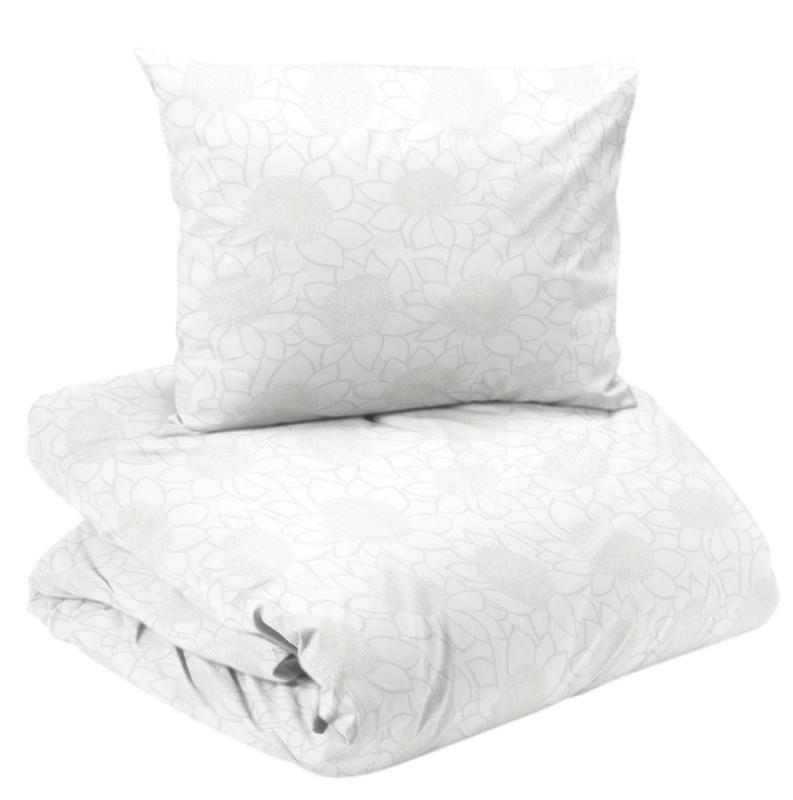 Satin Påslakan Vit Nina Royal Billie 150x210cm at lavanille